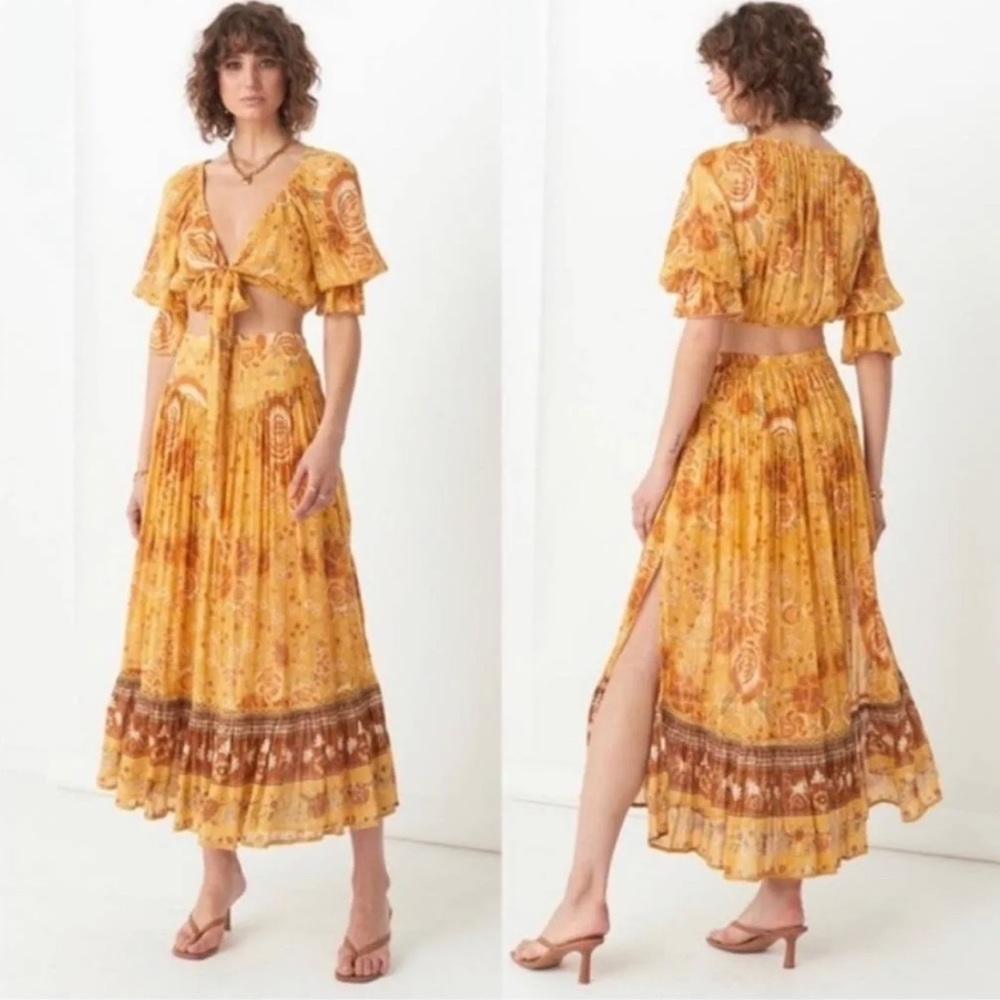 Spell & the Gypsy - XS mystic Sunflower Tie Top - Super rare - Only worn 1x!